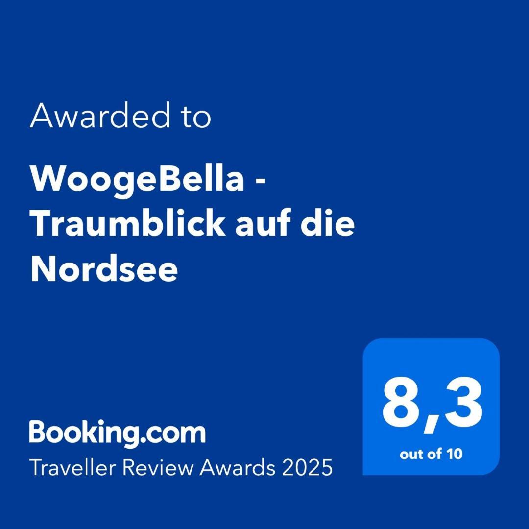 Woogebella - Traumblick Auf Die Nordsee 방어로게 외부 사진